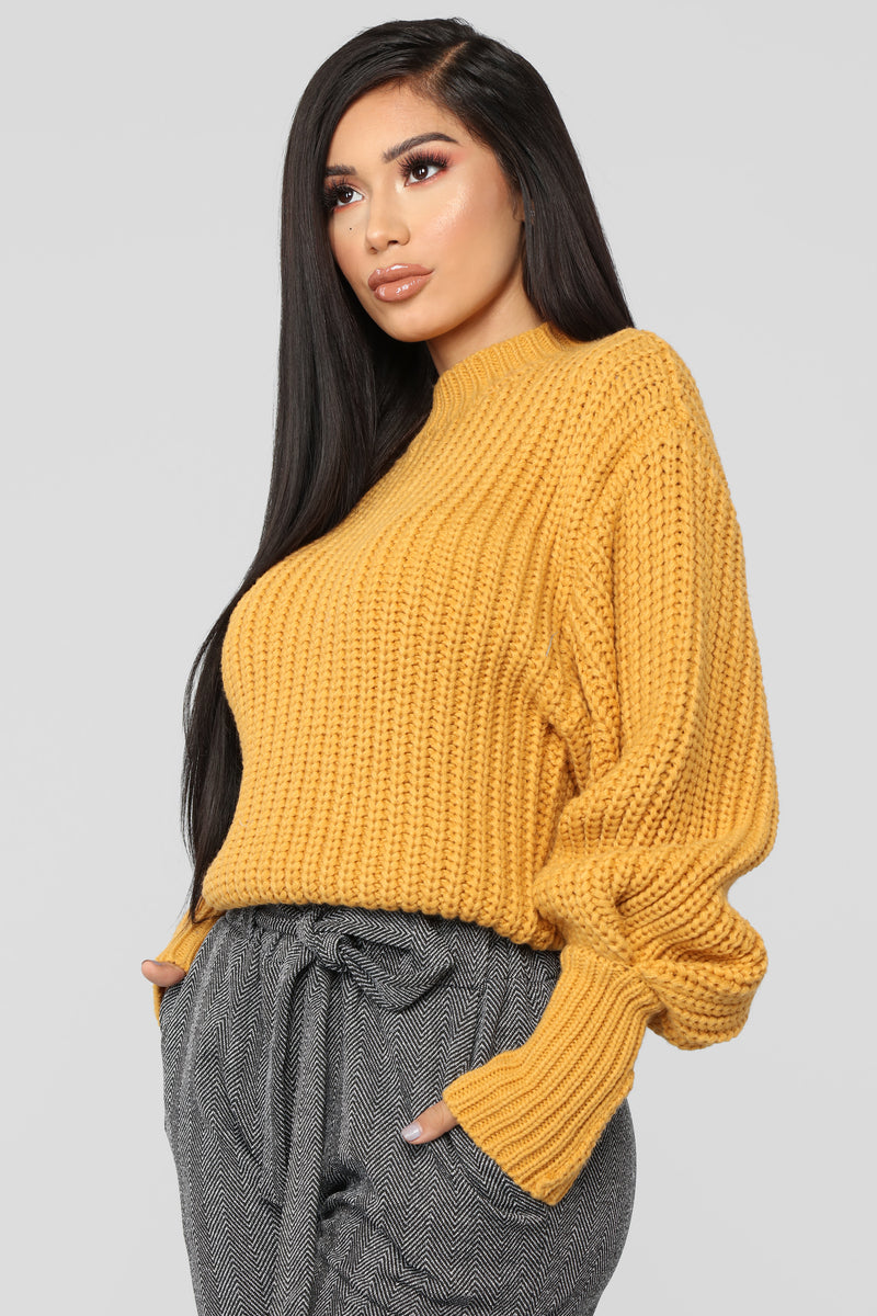 Keeping Me Warm Sweater - Mustard | Fashion Nova, Sweaters | Fashion Nova
