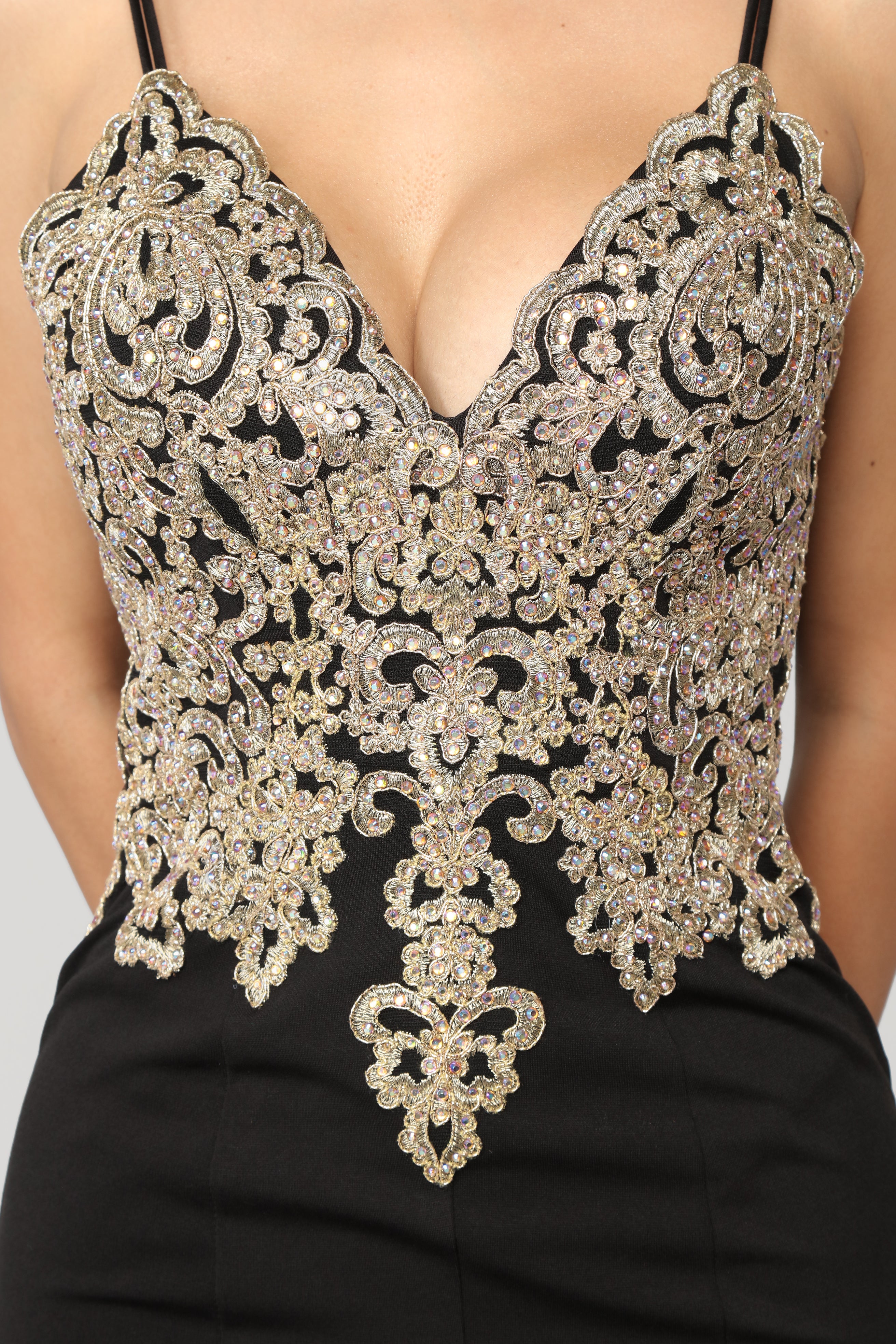 evening in paris embellished dress