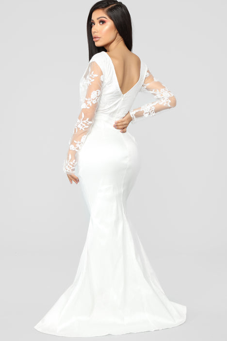 Buy > macy's white lace dress > in stock