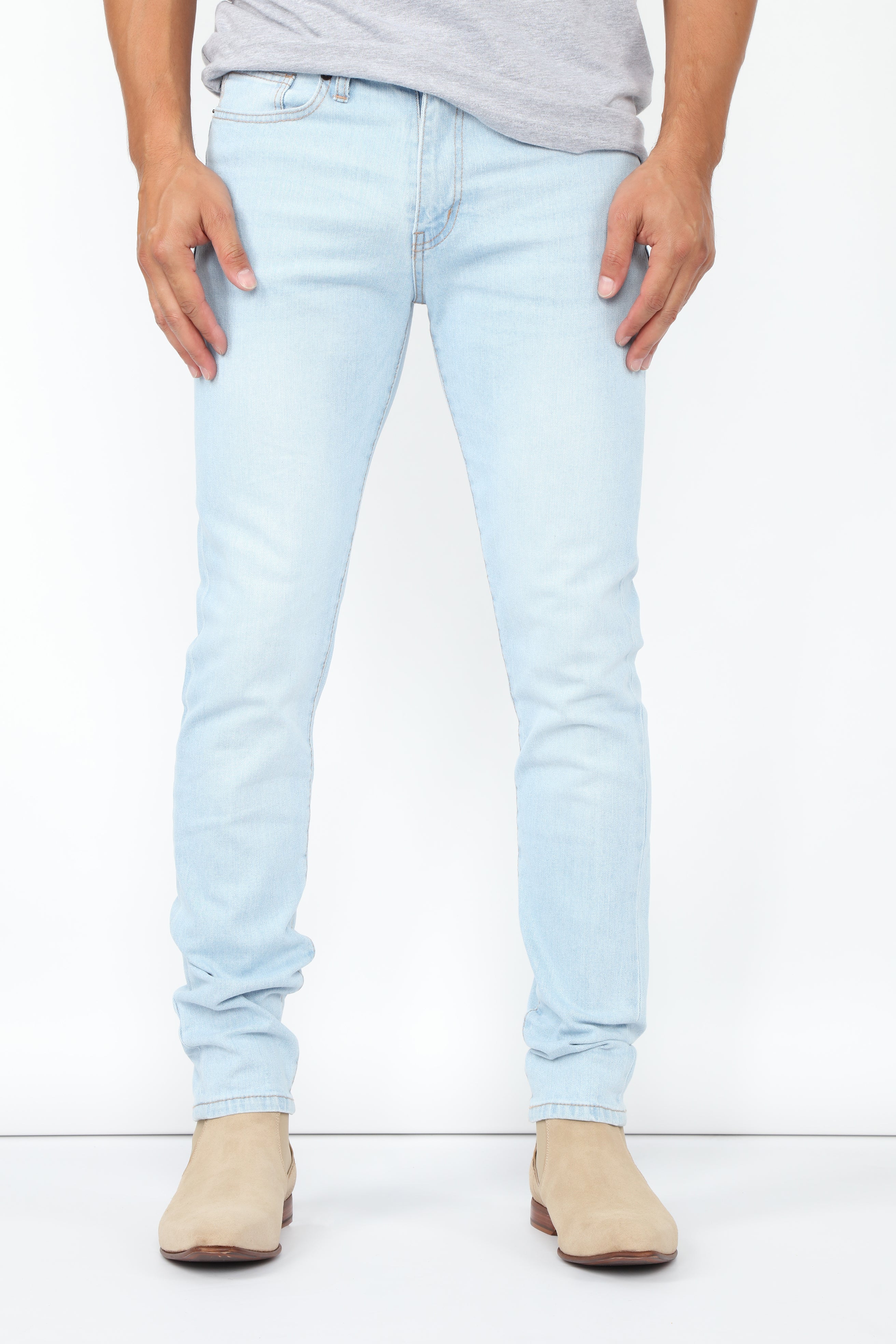 Cornell Slim Jeans - Light Blue Wash | Fashion Nova, Mens Jeans | Nova