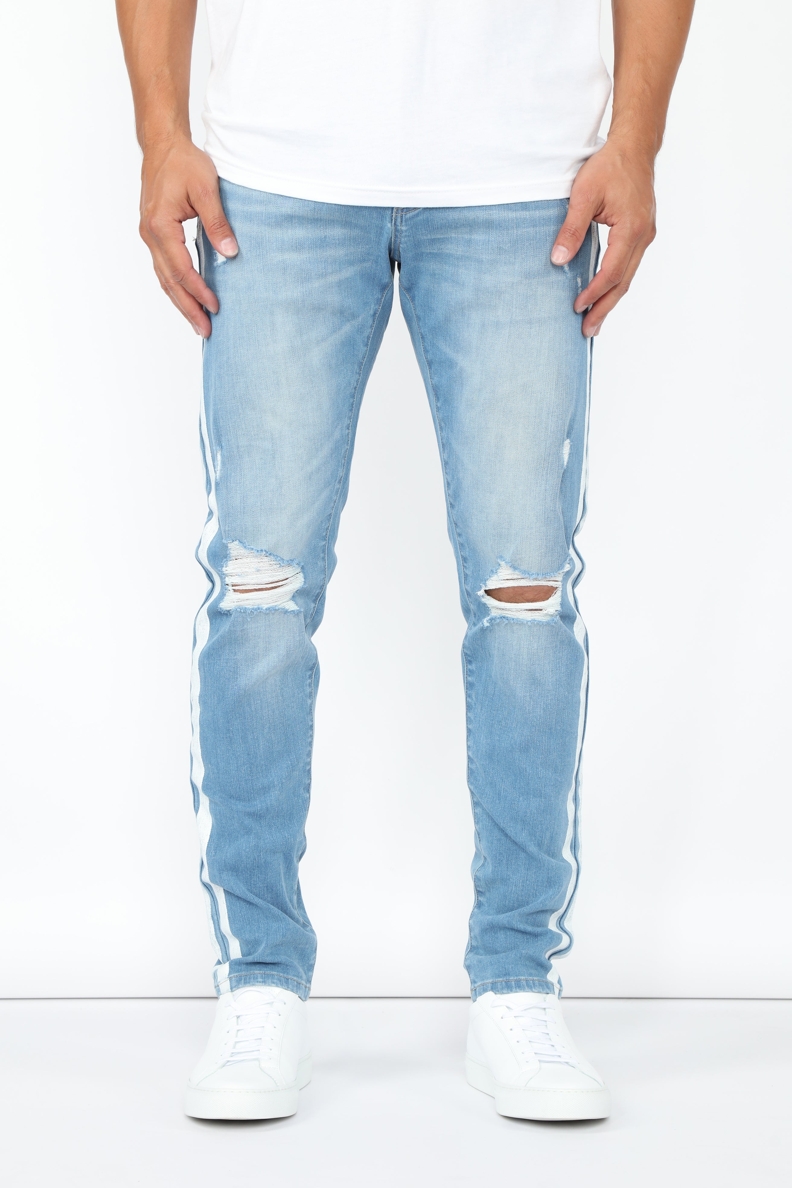 Carter Skinny Jeans - Blue – Fashion Nova