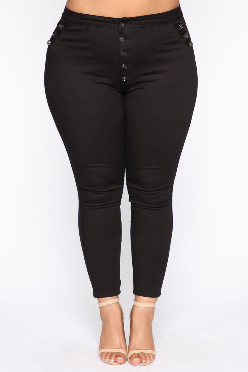 Bite Your Lip Skinny Jeans - Black | Fashion Nova, Jeans | Fashion Nova