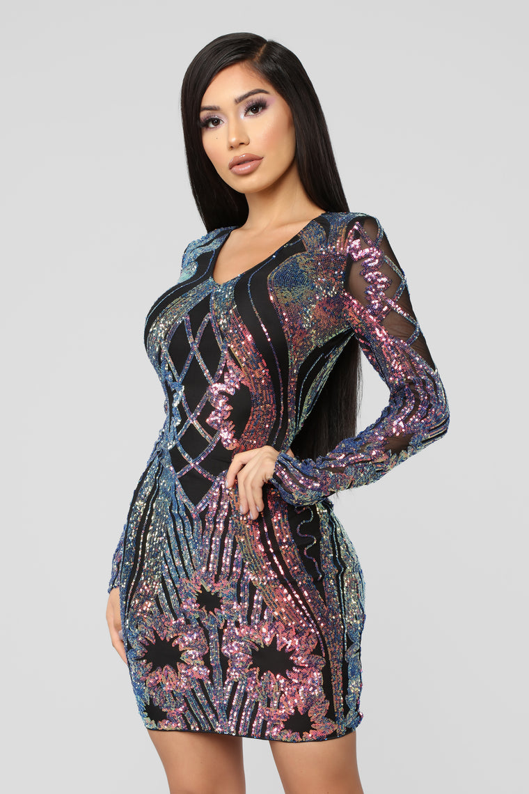 only sequin dress