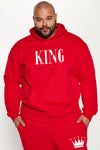 Family Goals King Hoodie - Red