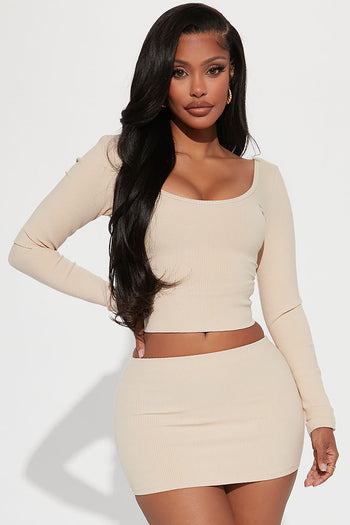 Cute As Always Crochet Top - Oatmeal, Fashion Nova, Sweaters