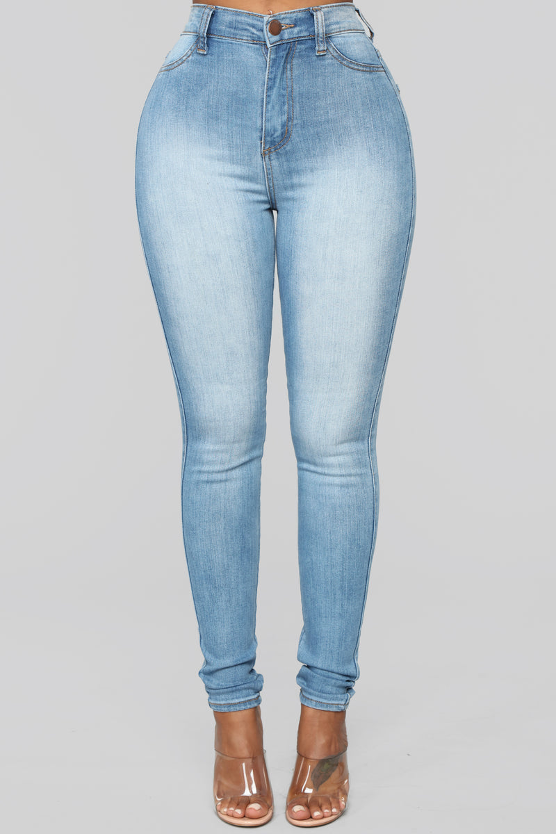 Luxe High Waist Skinny Jeans - Light | Fashion Nova, Jeans | Fashion Nova