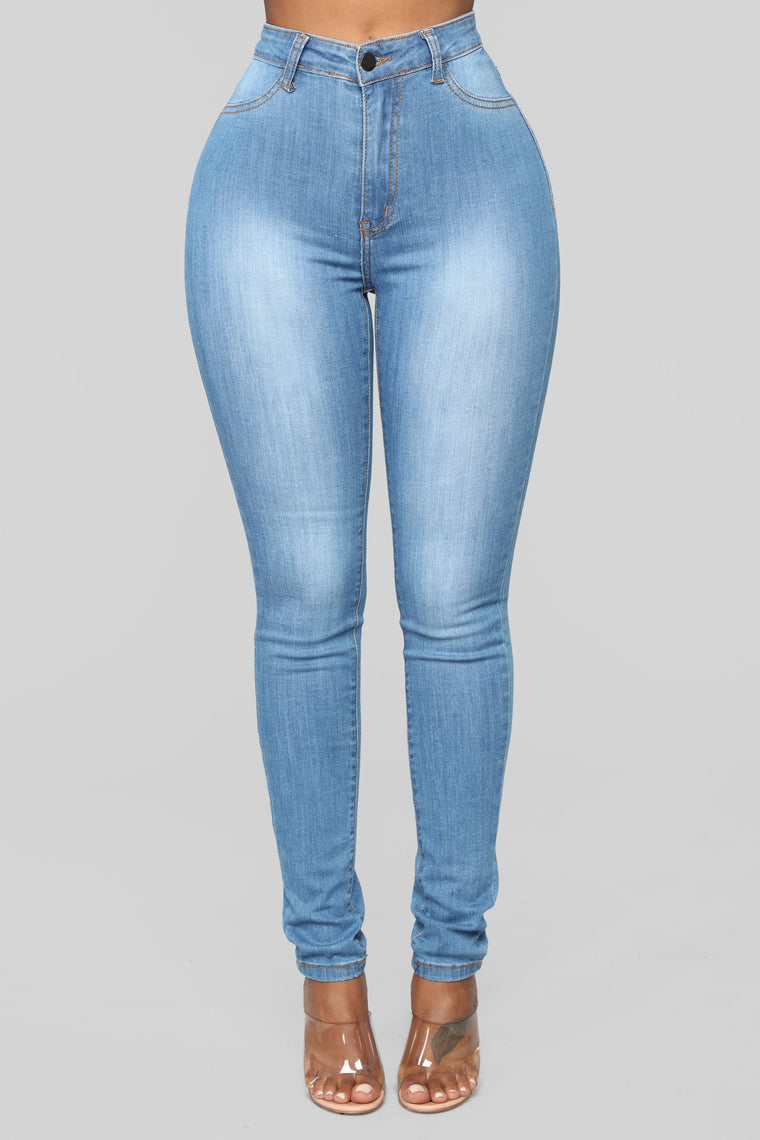 fashion nova super high waist denim skinnies