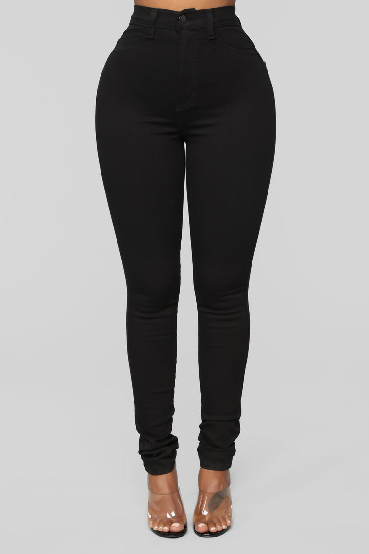 Perfectly Classic Jeans - Black, Jeans 