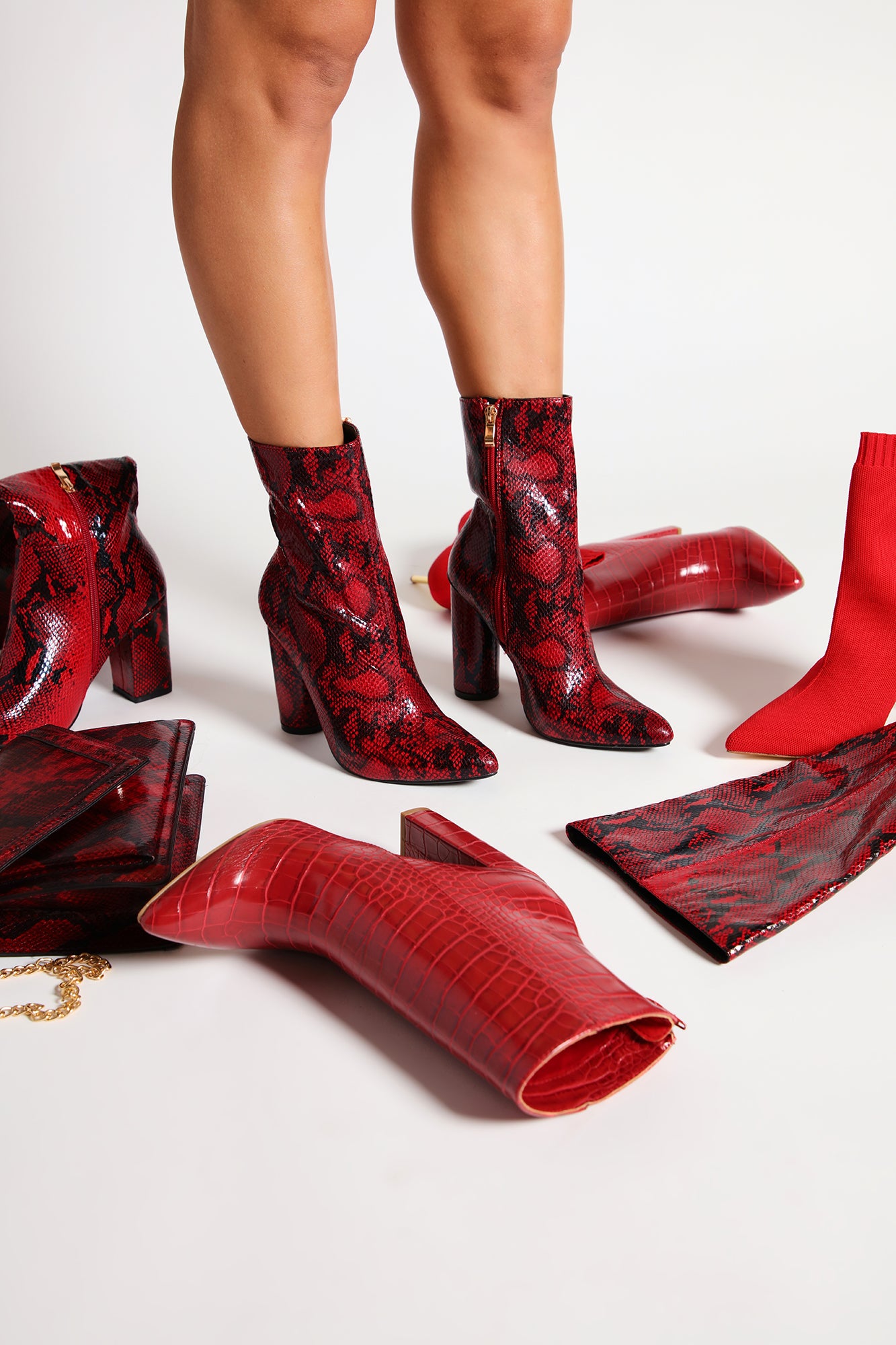 Midnight - Red Snake | Fashion Nova, Shoes | Fashion Nova