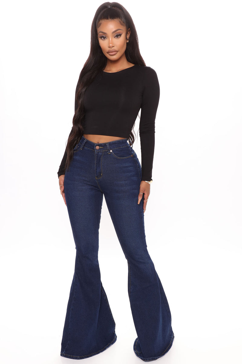 Crazy About You Flare Jeans - Dark Wash | Fashion Nova, Jeans | Fashion ...