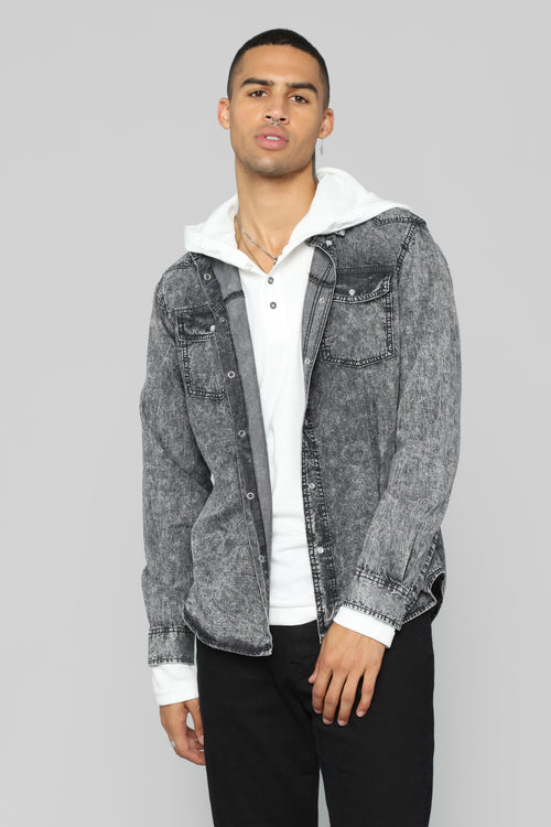 Men's Jackets & Outerwear | Fashion Nova Denim, Track & Bomber Jackets | 3