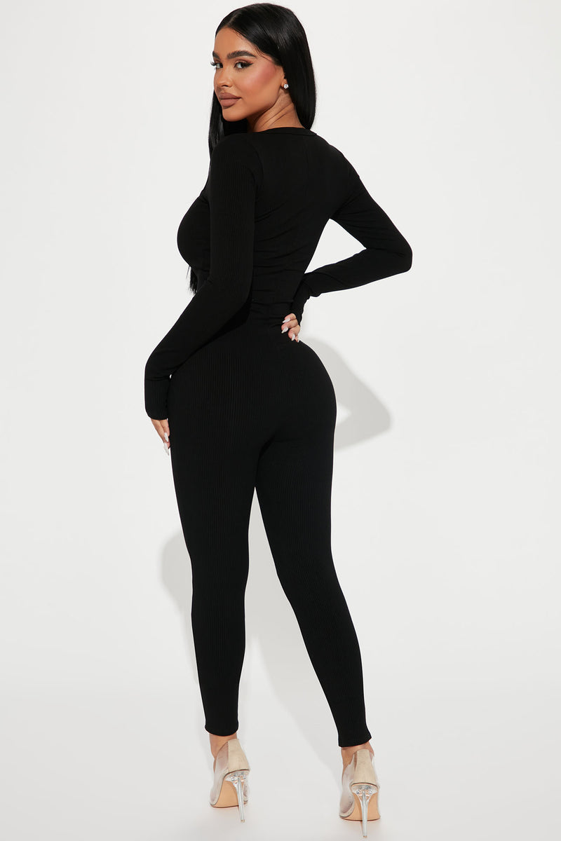 Taylor Snatched Jumpsuit - Black | Fashion Nova, Jumpsuits | Fashion Nova