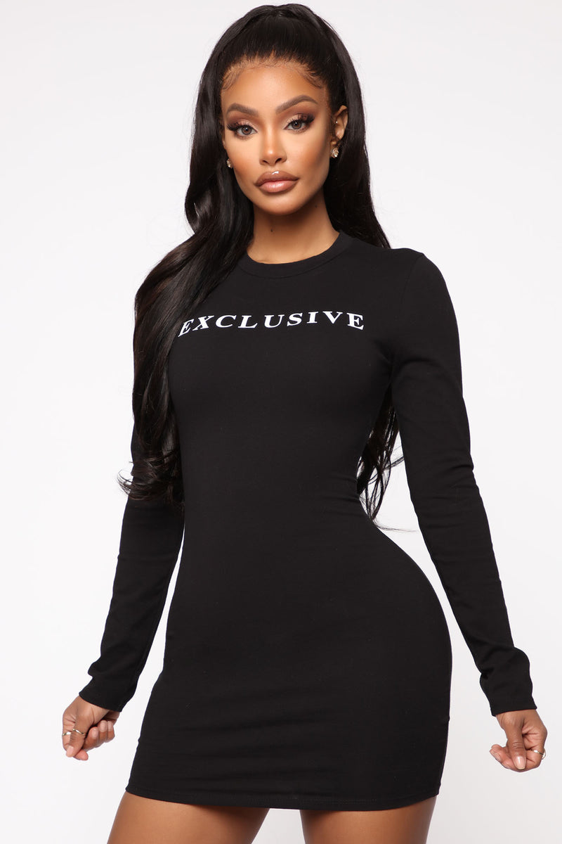 Always Exclusive Mini Dress - Black | Fashion Nova, Dresses | Fashion Nova