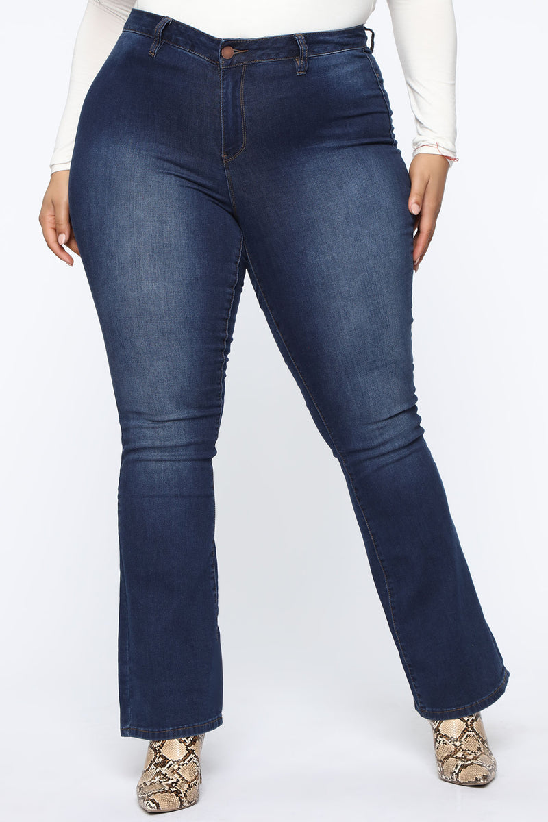 Jodie Stitched Flare II Jeans - Dark Denim | Fashion Nova, Jeans ...