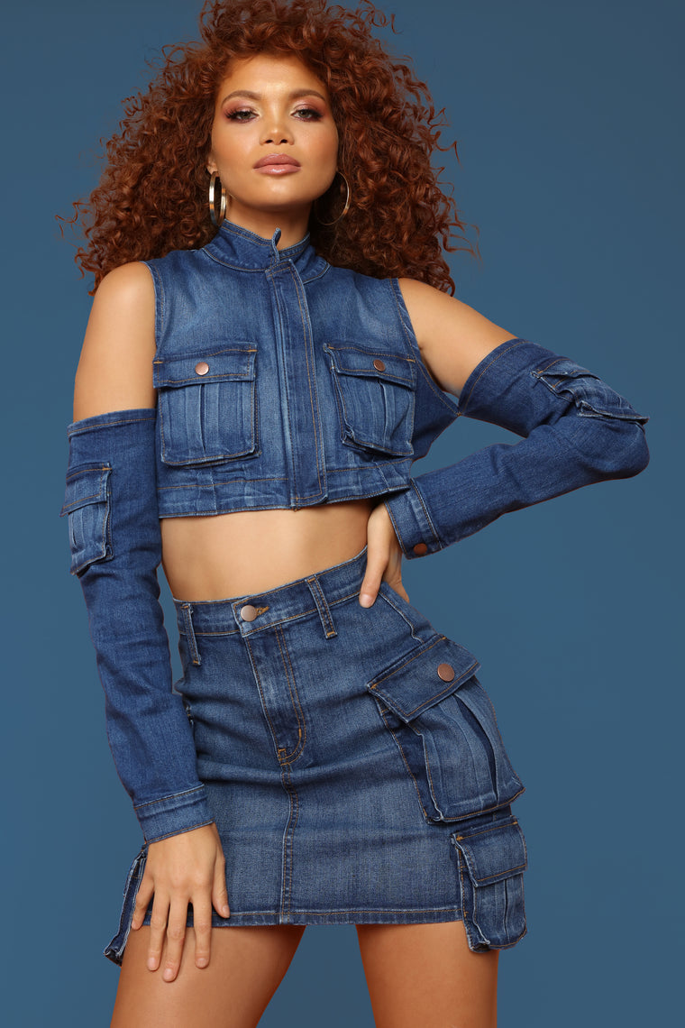 from the bronx denim skirt