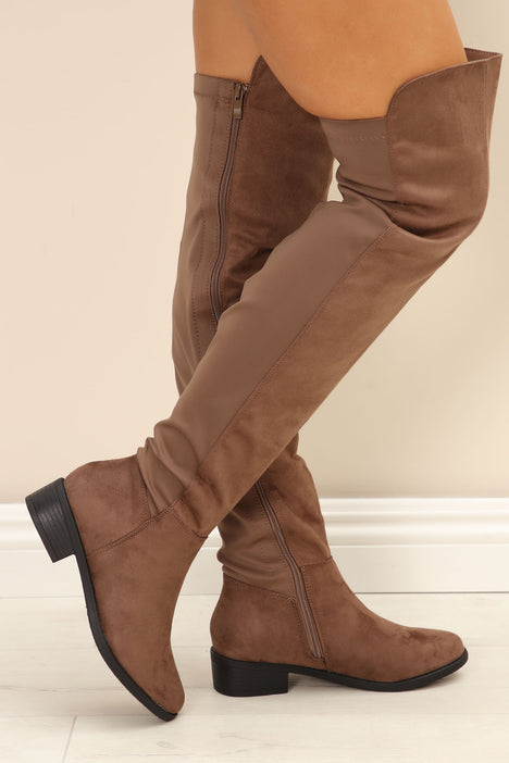 Convergeren Verzoenen Bevestigen Marja Over The Knee Boot - Taupe | Fashion Nova, Shoes | Fashion Nova