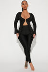 Brianne High Rise Leggings - Black