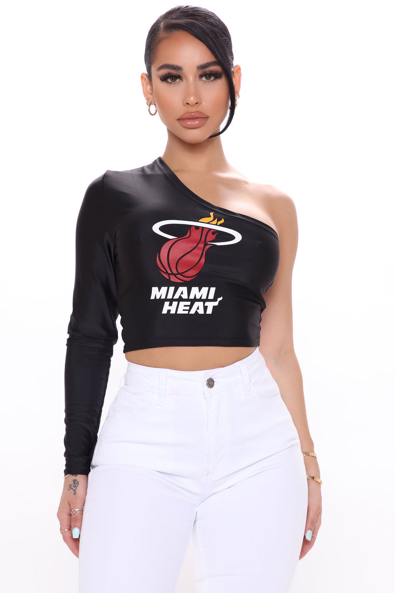 Nba Greatest Fans Miami Heat Crop Top Black Fashion Nova Graphic