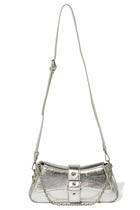 Hung Up On You Handbag - Silver