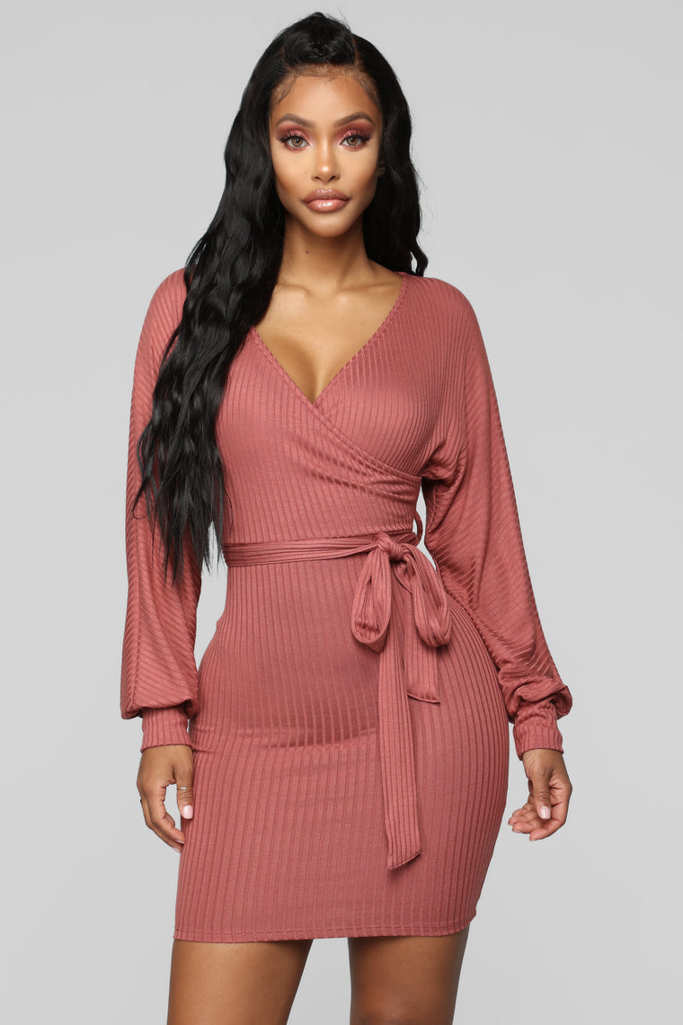 Fashion Nova Wrap Dress Online Shop, UP ...