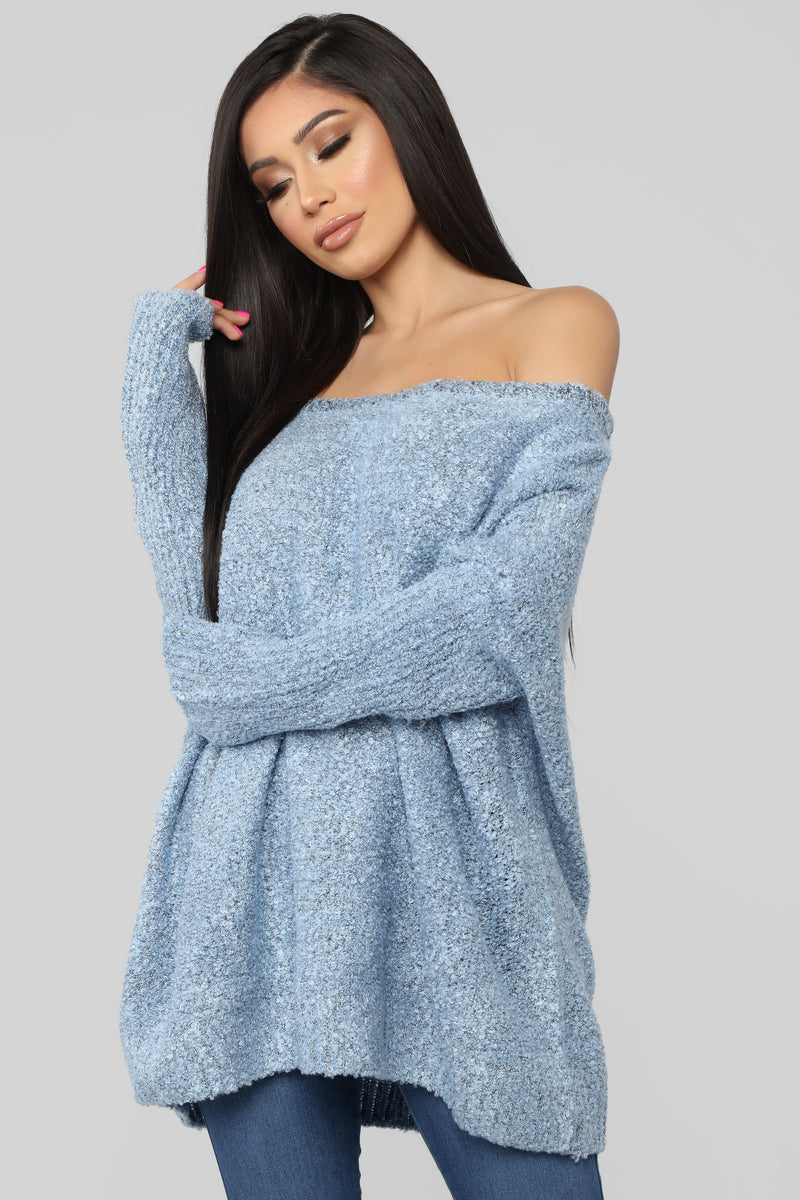 One More Chance Sweater - Dusty Blue | Fashion Nova, Sweaters | Fashion ...