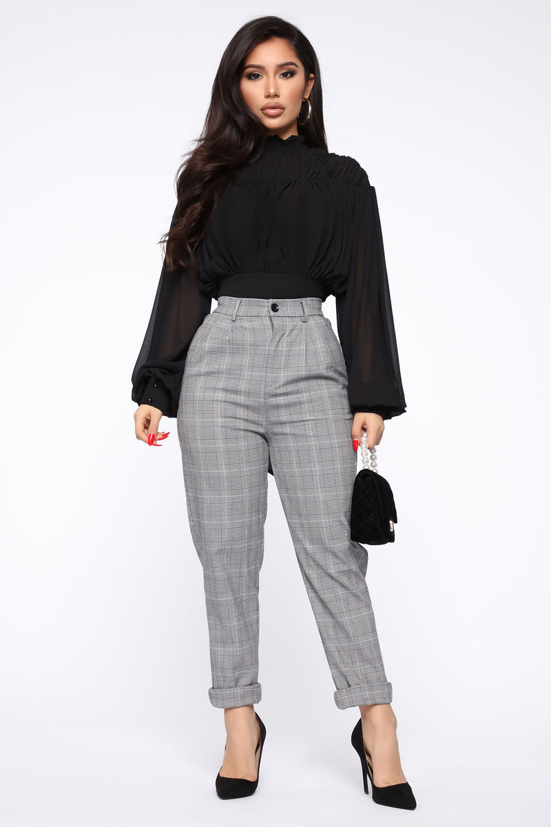 Feeling My Best Smock Blouse - Black | Fashion Nova, Shirts & Blouses ...