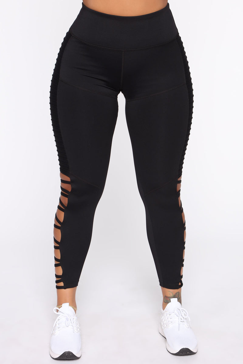 One More Rep Active Leggings In Sculpt Tech - Black | Fashion Nova ...