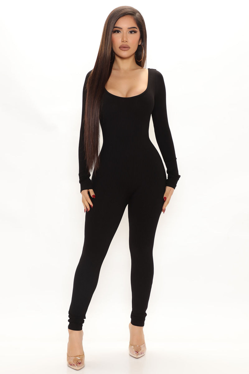 Halie Snatched Jumpsuit - Black | Fashion Nova, Jumpsuits | Fashion Nova