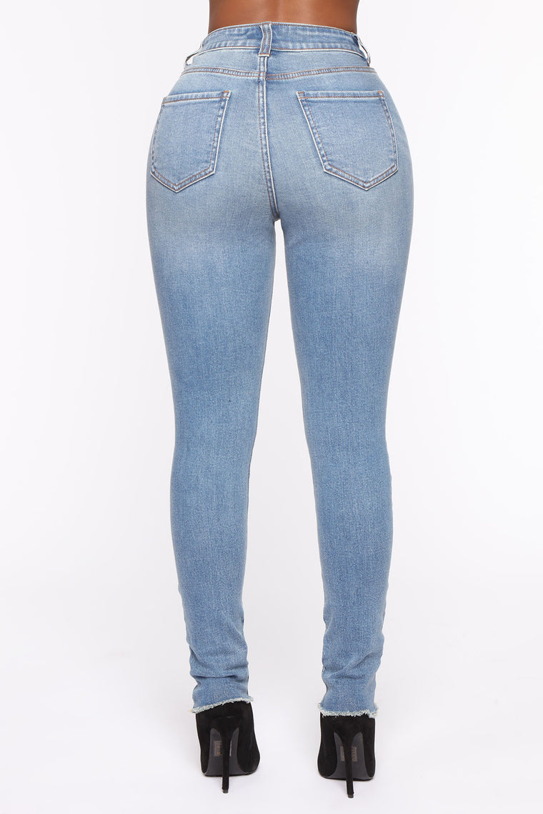 Giselle High Rise Skinny Jean - Medium Wash, Jeans | Fashion Nova