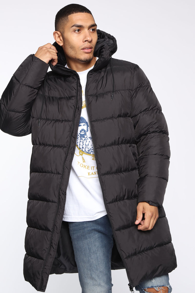 Jaden Long Puffer Jacket - Black | Fashion Nova, Mens Jackets | Fashion ...