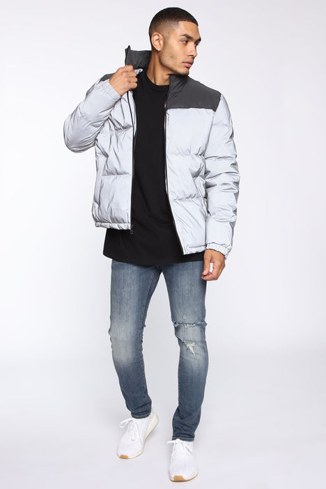 benjamin reflective puffer jacket