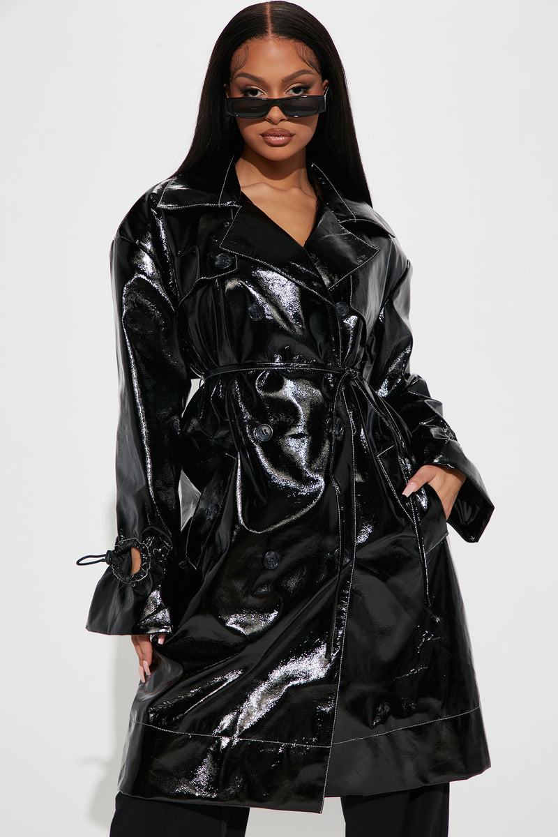 Undercover Hottie Trench Coat - Black | Fashion Nova, Jackets & Coats ...