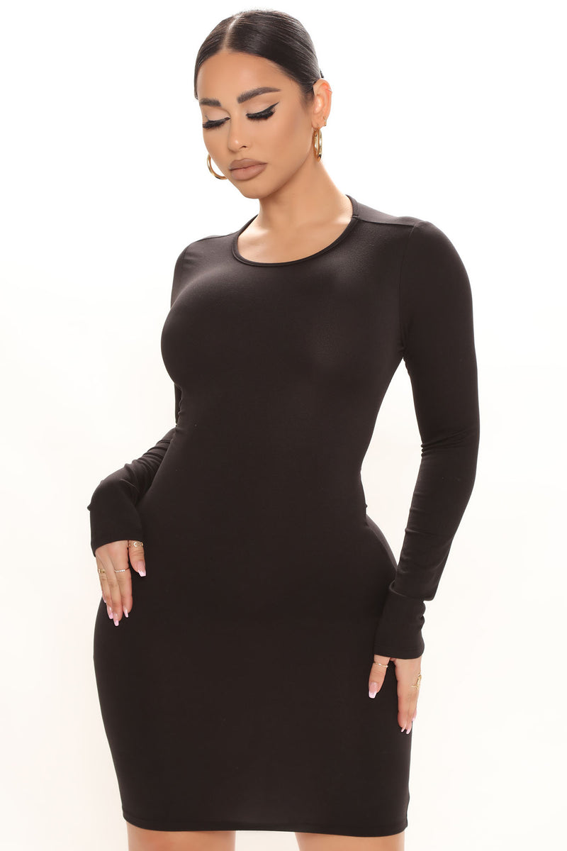 Take Me Back Ruched Mini Dress - Black | Fashion Nova, Dresses ...