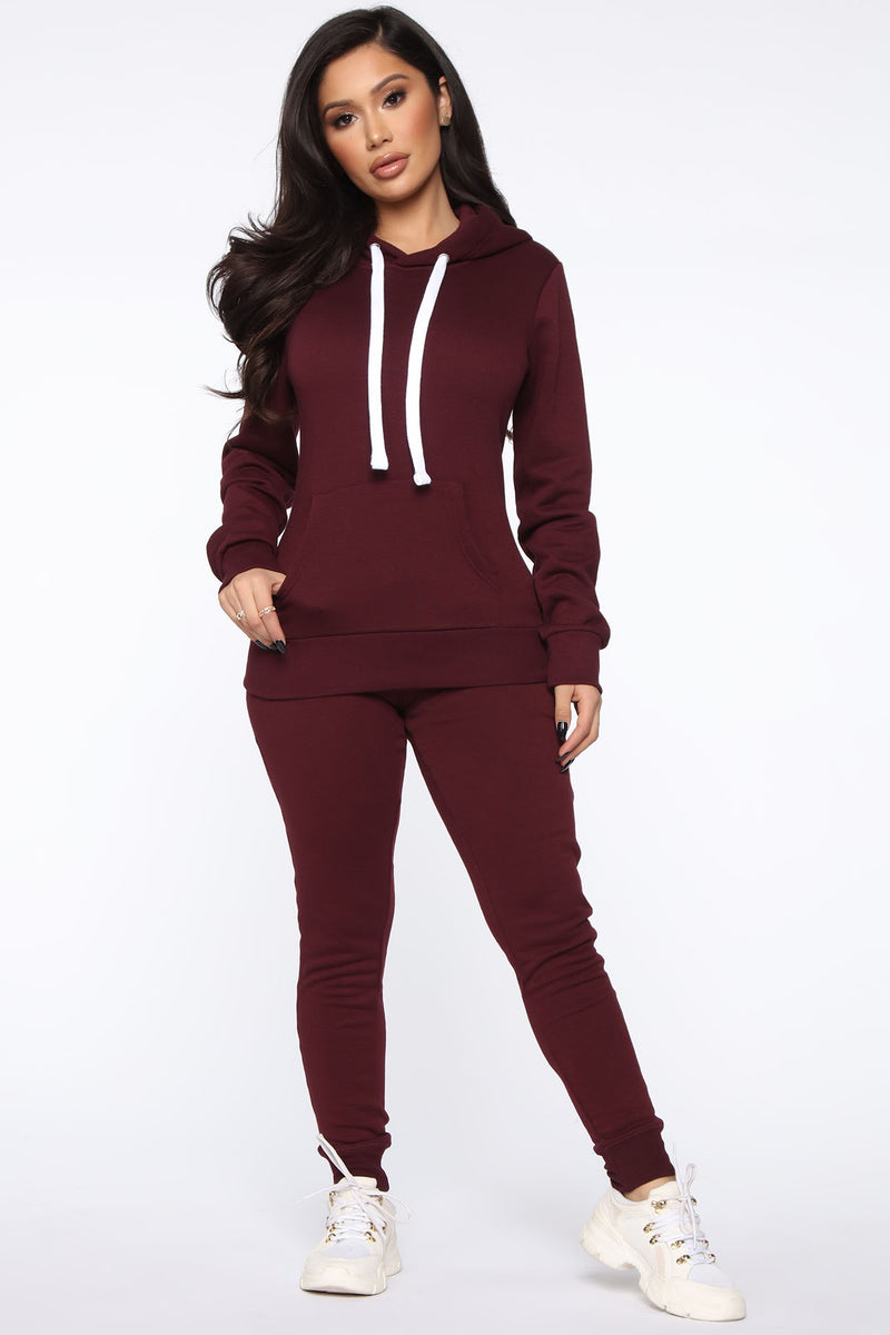 Relaxed Vibe Solid Hoodie - Burgundy | Fashion Nova, Knit Tops ...