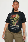 Evolution Graphic T-Shirt - Black