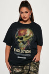 Evolution Graphic T-Shirt - Black