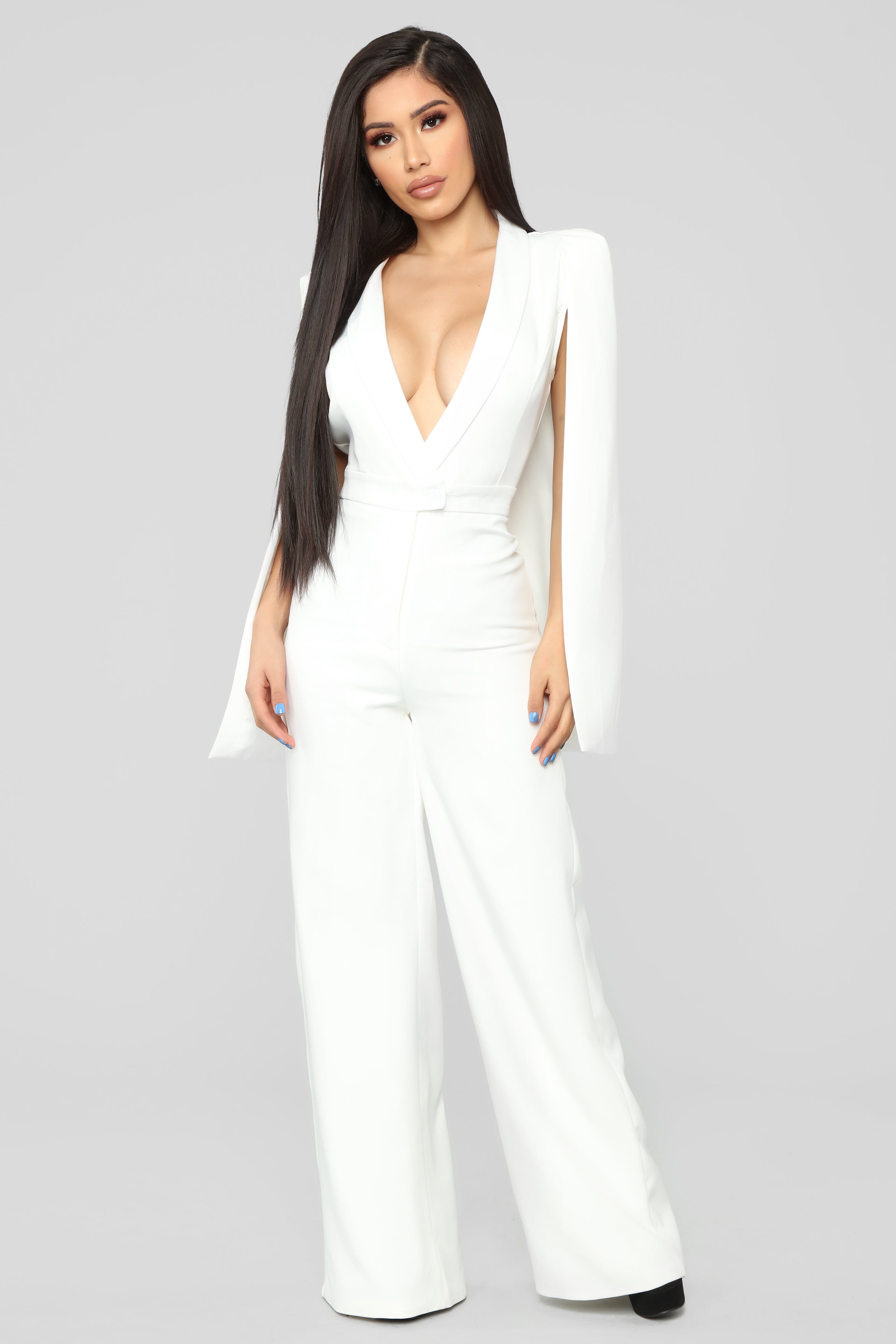 Woman Of Many Talents Jumpsuit - Ivory – Fashion Nova