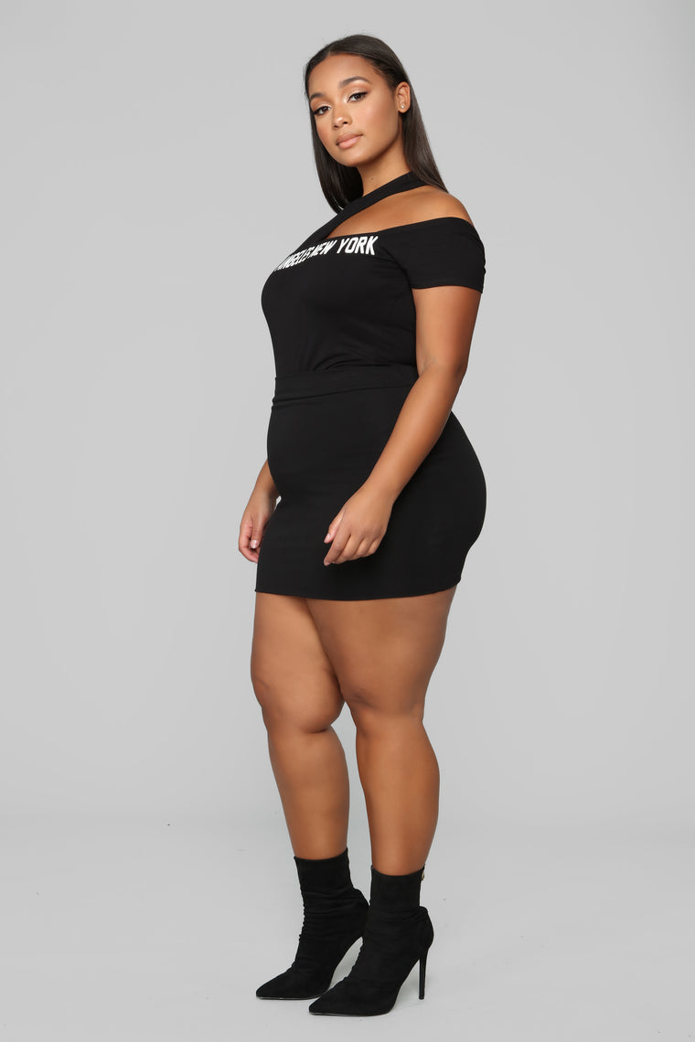 Melanie Mini Skirt - Black