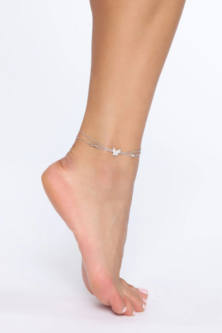 butterfly anklet