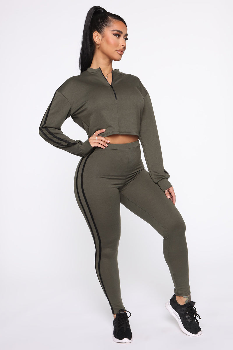 Never Settle Lounge Set - Olive | Fashion Nova, Lounge Sets | Fashion Nova