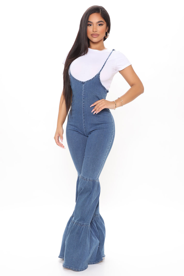 fashion nova denim overalls