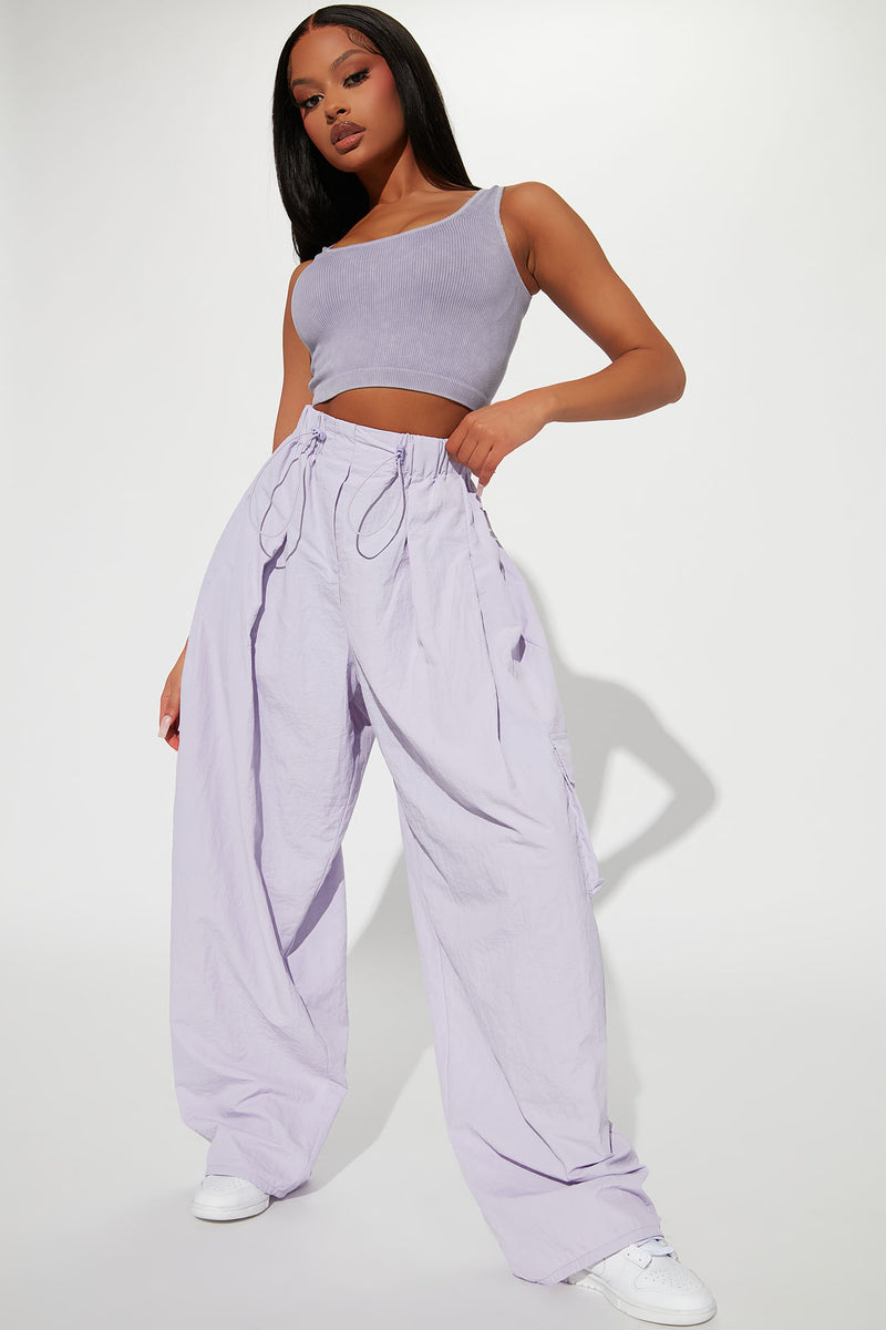 Hard Candy Parachute Pant - Lavender | Fashion Nova, Pants | Fashion Nova