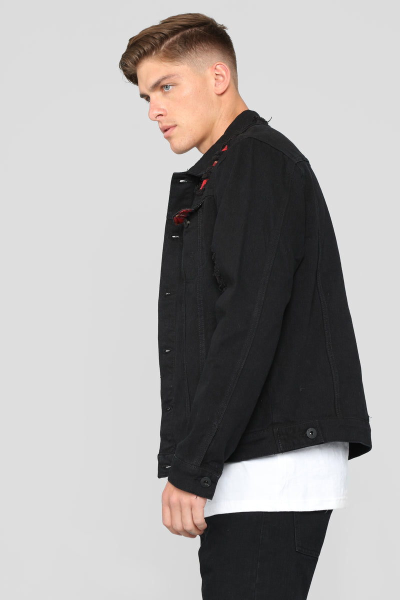 Notorious Denim Jacket - Black | Fashion Nova, Mens Jackets | Fashion Nova
