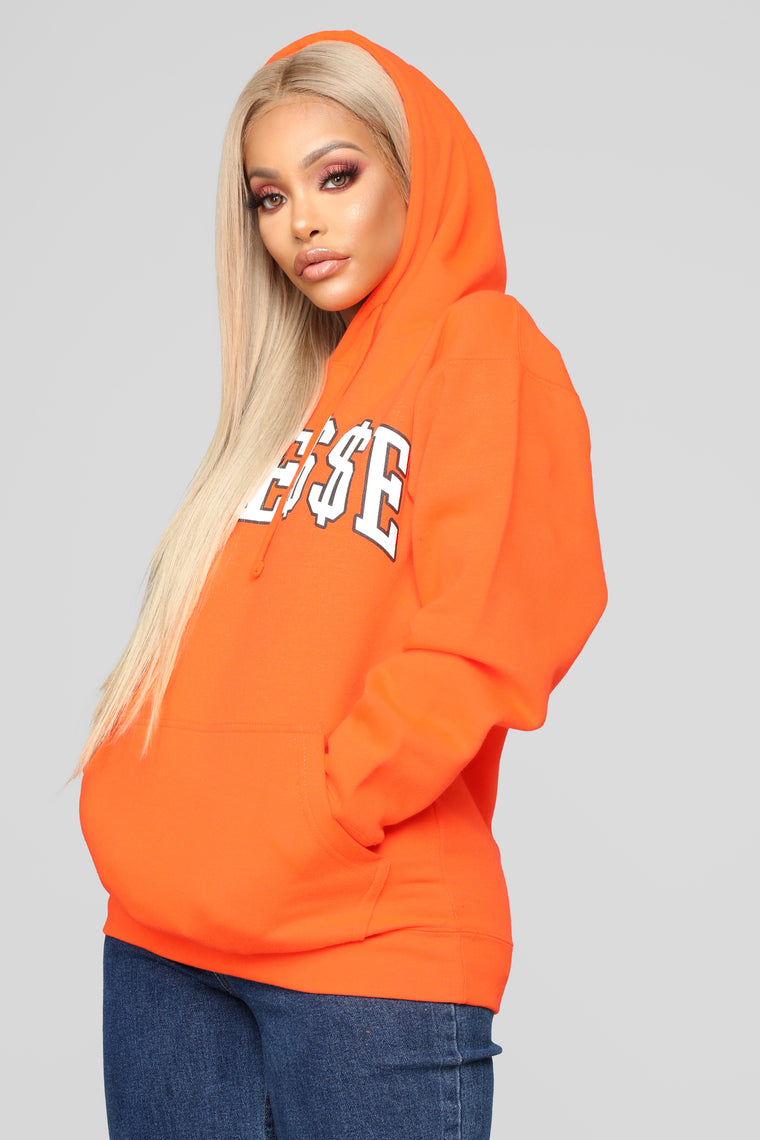 finesse orange hoodie