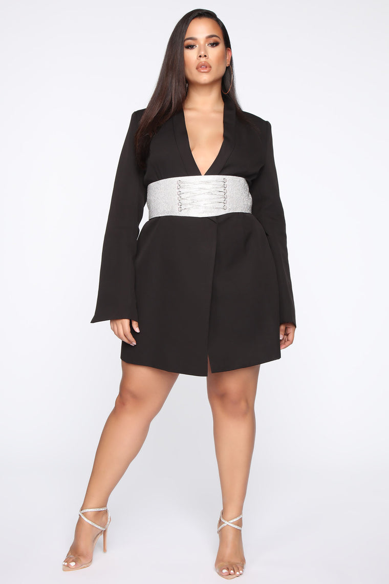 fashion nova blazer dress