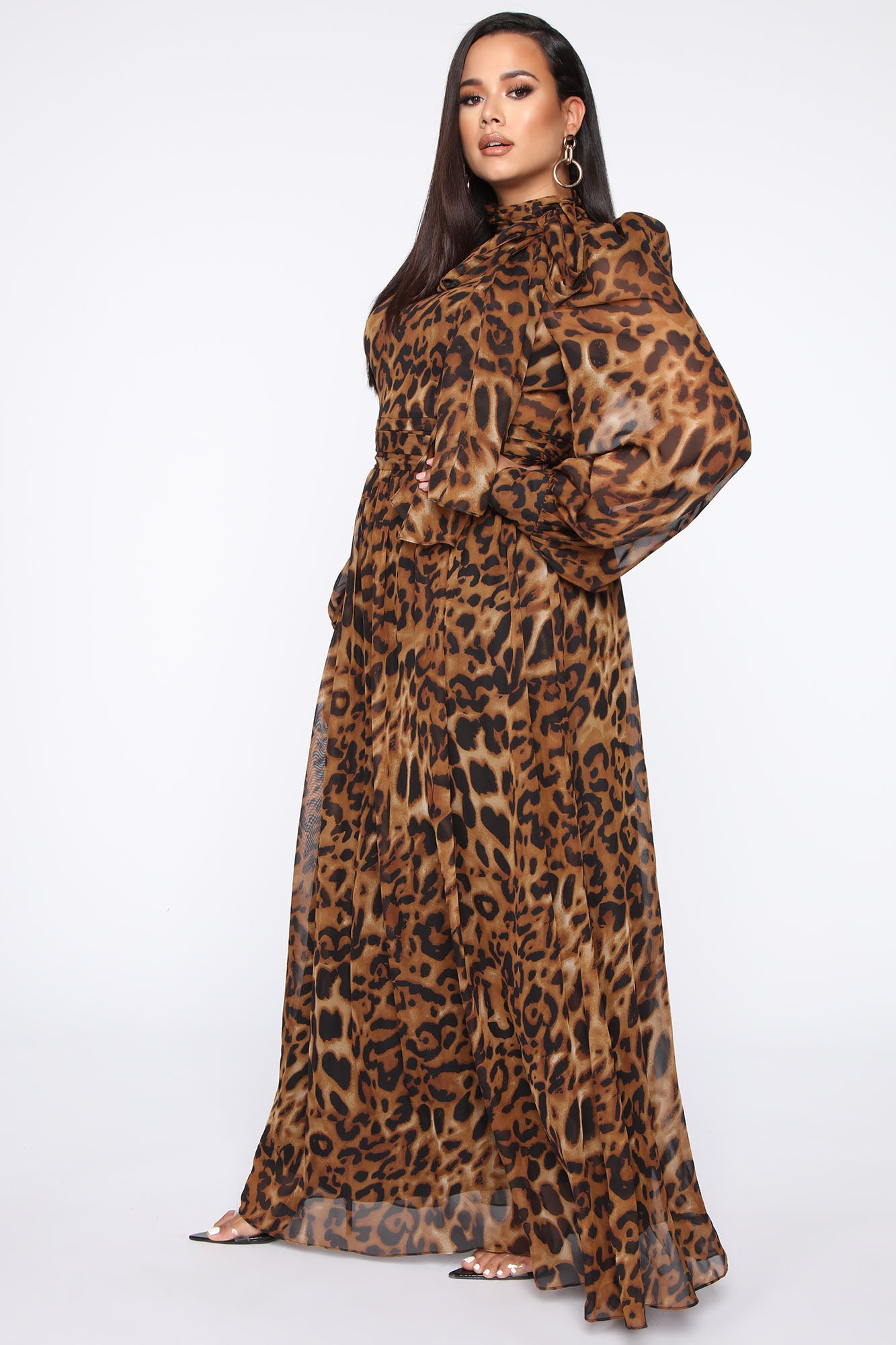 Fiercely Loyal Maxi Leopard Dress - Leopard – Fashion Nova