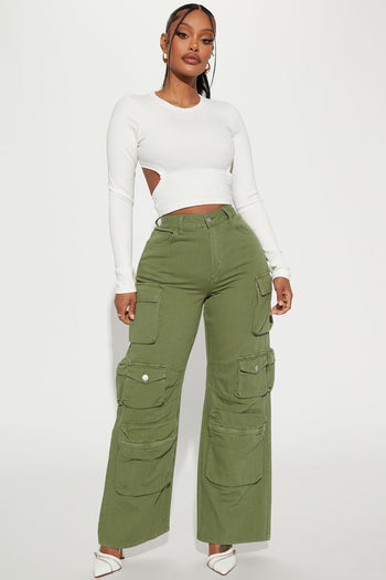 Elle NWT Olive Green City Chic Capri Pants 2 - $30 (31% Off Retail) New  With Tags - From Nalleli