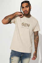 SZN Label Short Sleeve Tee - Khaki