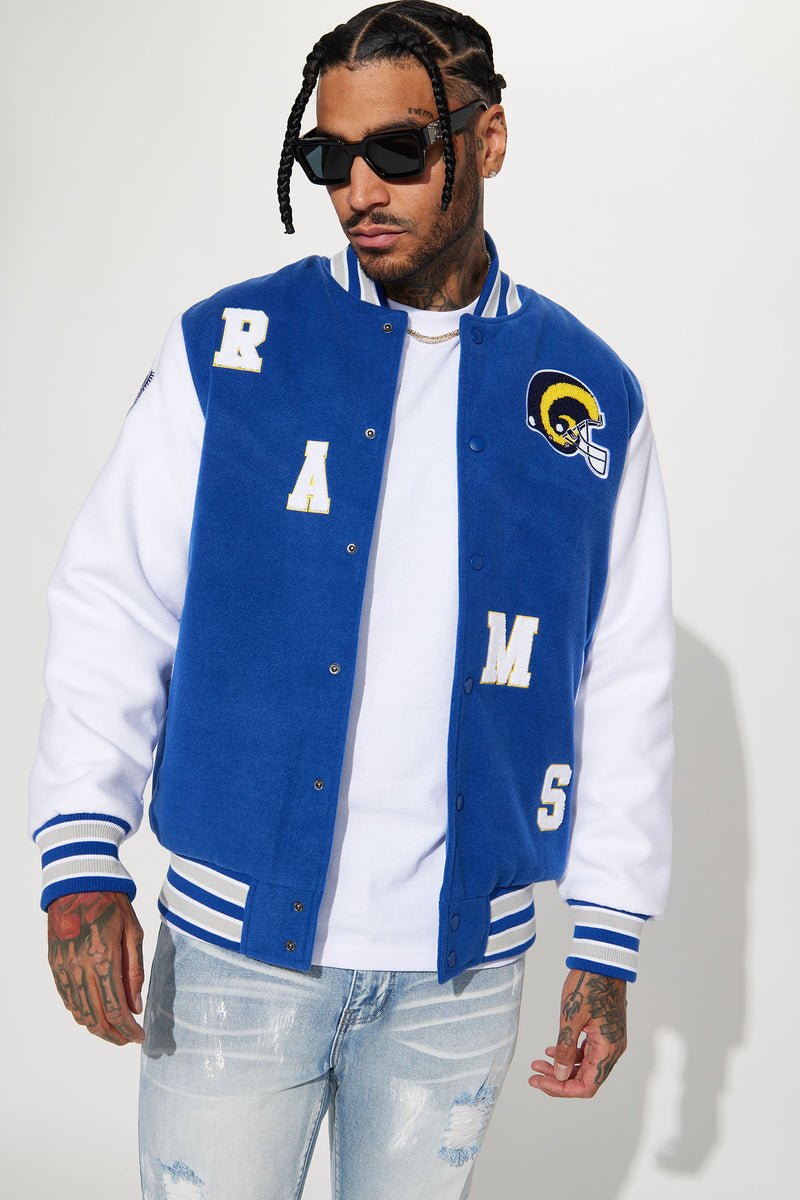 Rams Varsity Jacket - Blue/combo | Fashion Nova, Mens Jackets | Fashion Nova