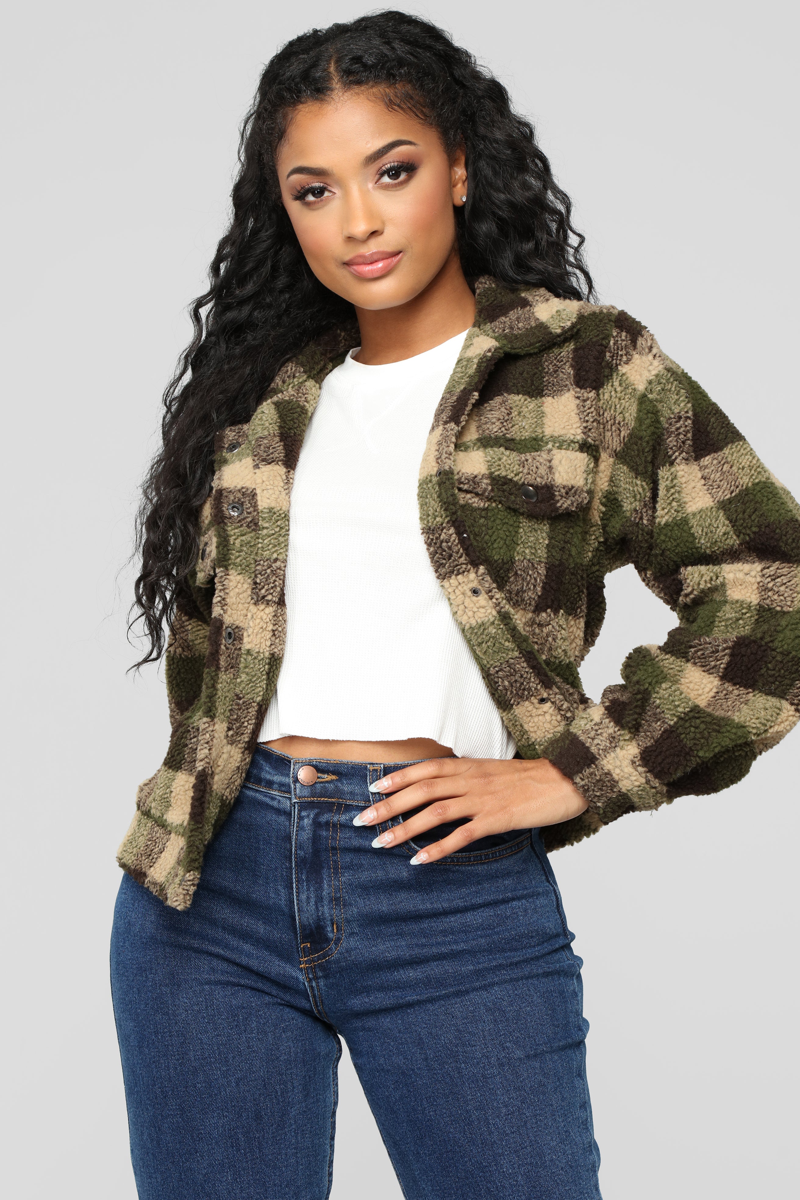 Cozy Feeling Jacket - Olive – Fashion Nova